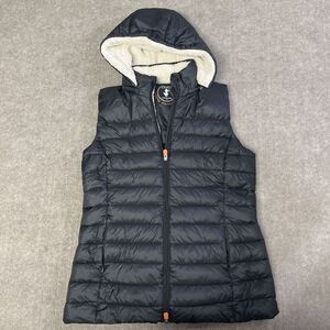 Save The Duck‎ Ultra Light Jacket Puffer Vest Hooded Synthetic Down XL Fleece
